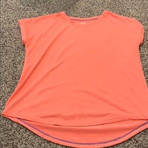 Coral kids short sleeve athletic top